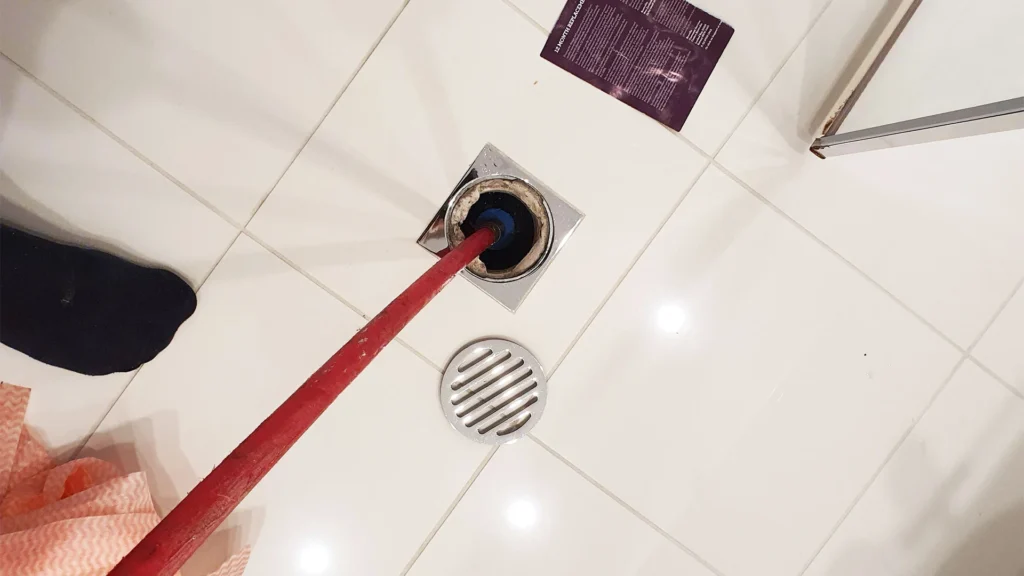 Clean Bathroom Drains 