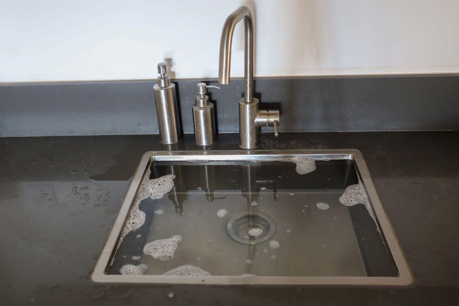 slow kitchen drain