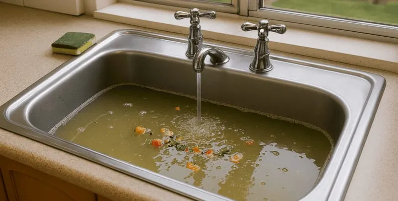 blocked-kitchen-sink-drain