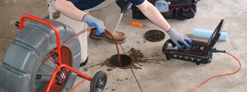 drain unblocking with camera inspection 