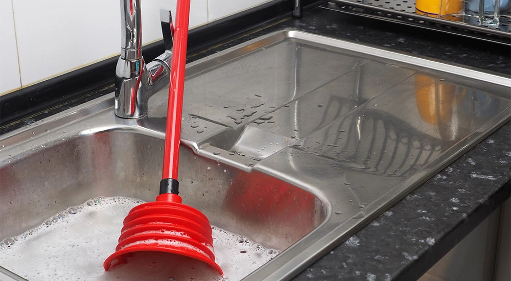 sign of blocked drain